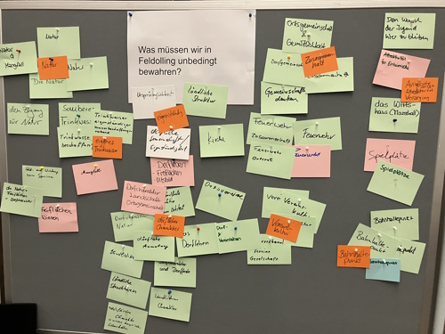 Was müssen wir in Feldolling unbedingt bewahren