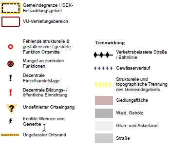 Orts und Bebauungstruktur Legende Orts und Bebauungstruktur Legende