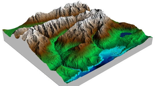 Lasermessungen - DGM Zugspitze
